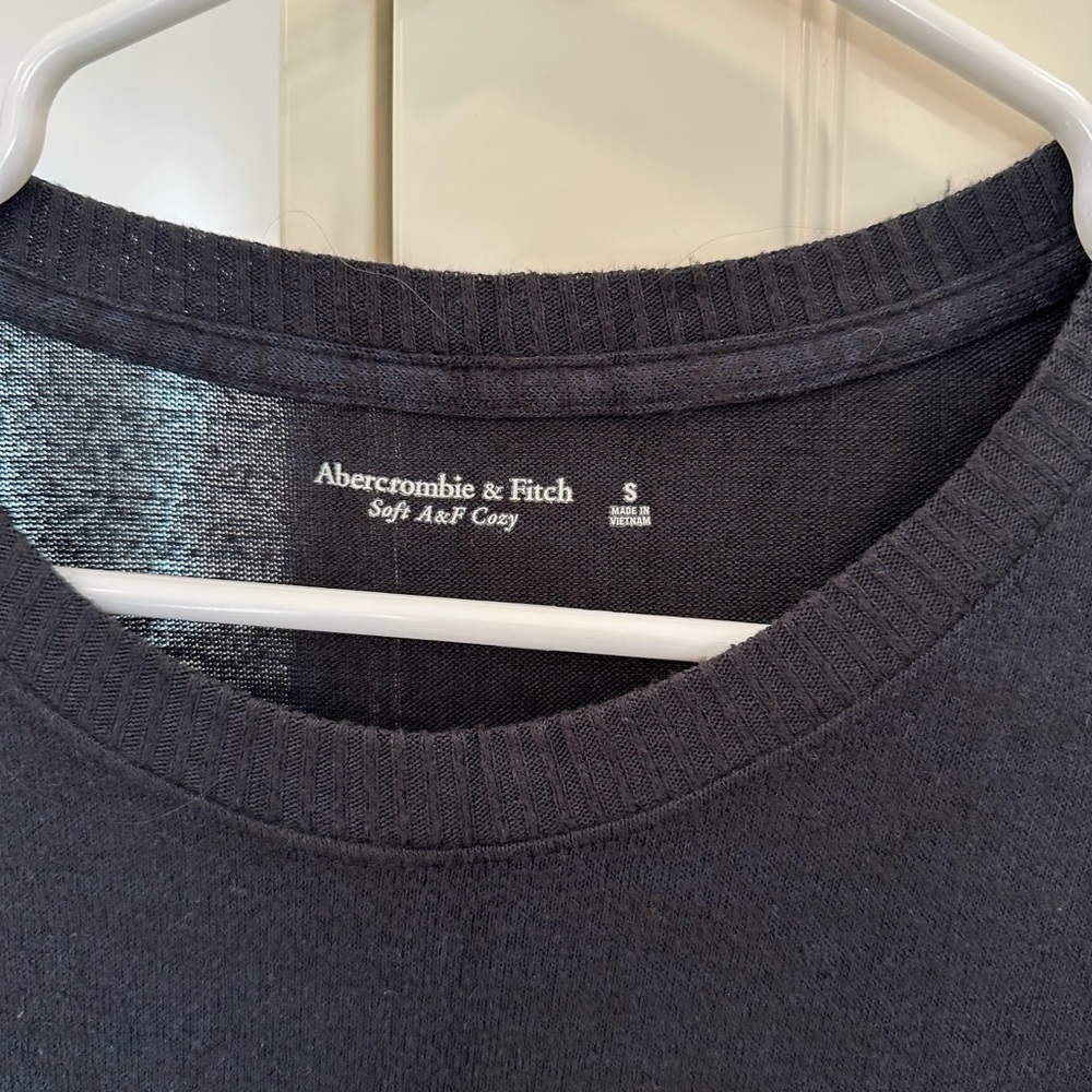Abercrombie & Fitch Navy Blue Crew Neck Bodysuit - Picture 3 of 4